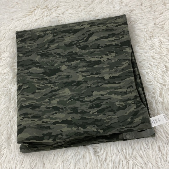 Lululemon Vinyasa Scarf *Cotton Evergreen Camo Green Multi - Picture 1 of 4
